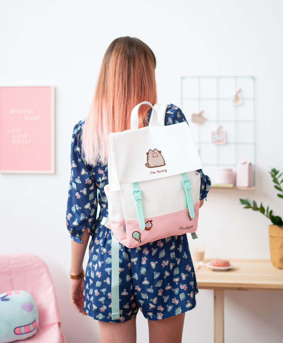 Pusheen Rose Collection Backpack Pusheen Cat Backpack Rose Collection School Bag Rucksack  main image 3