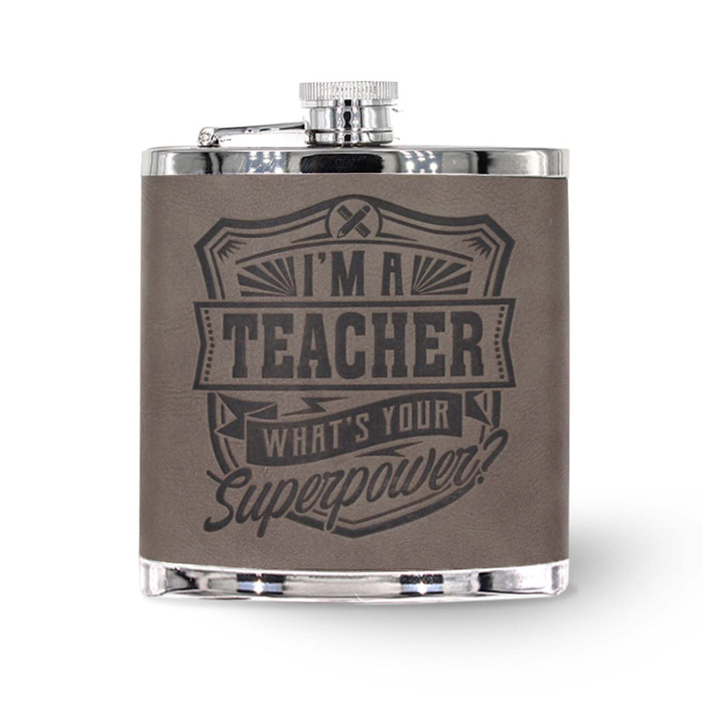 Top Bloke Hip Flask Teacher