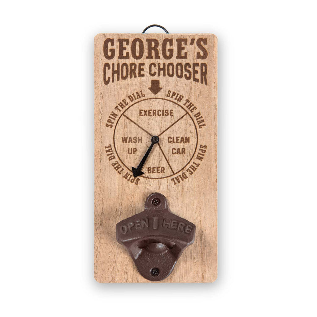 Chore Chooser Bottle Opener George