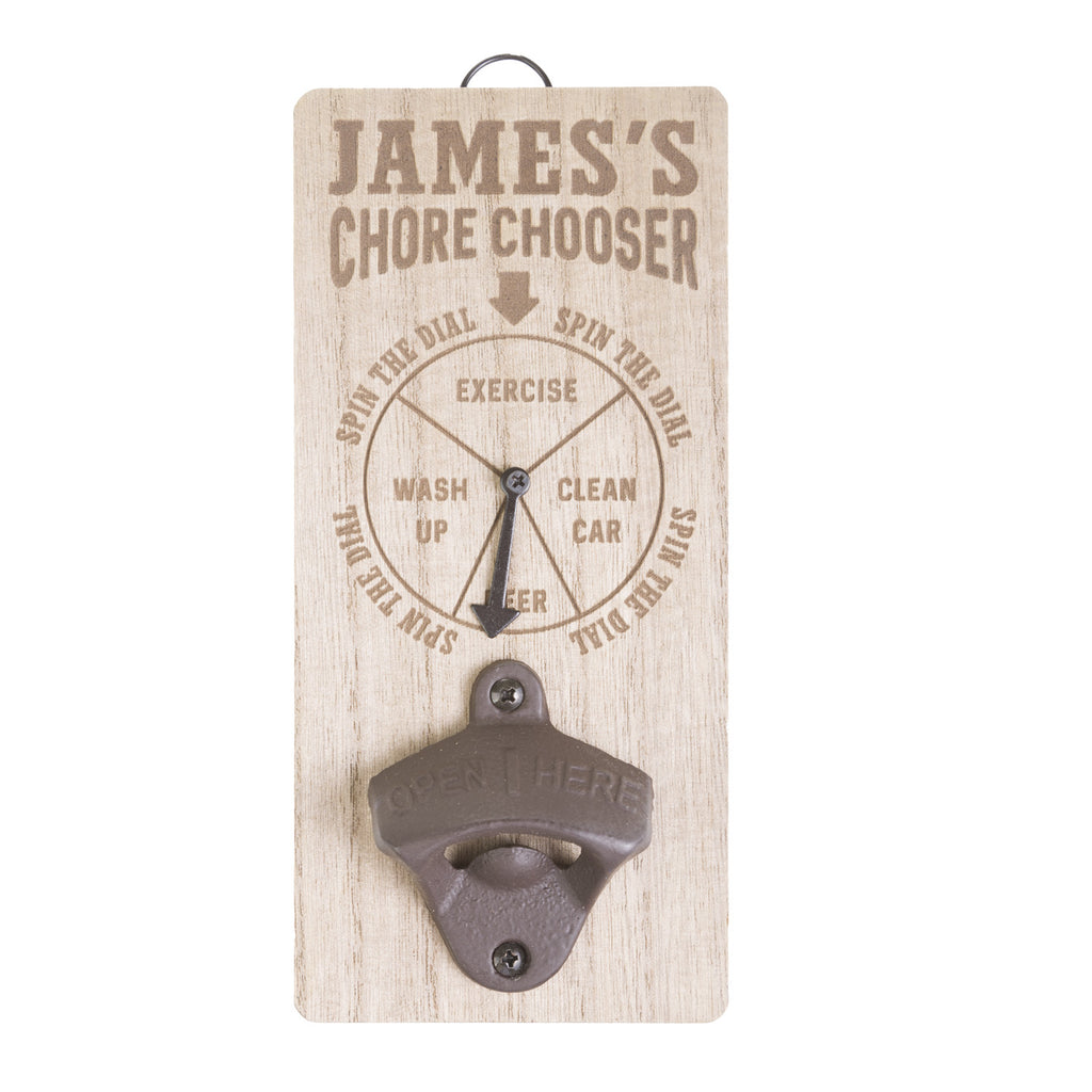 Chore Chooser Bottle Opener James