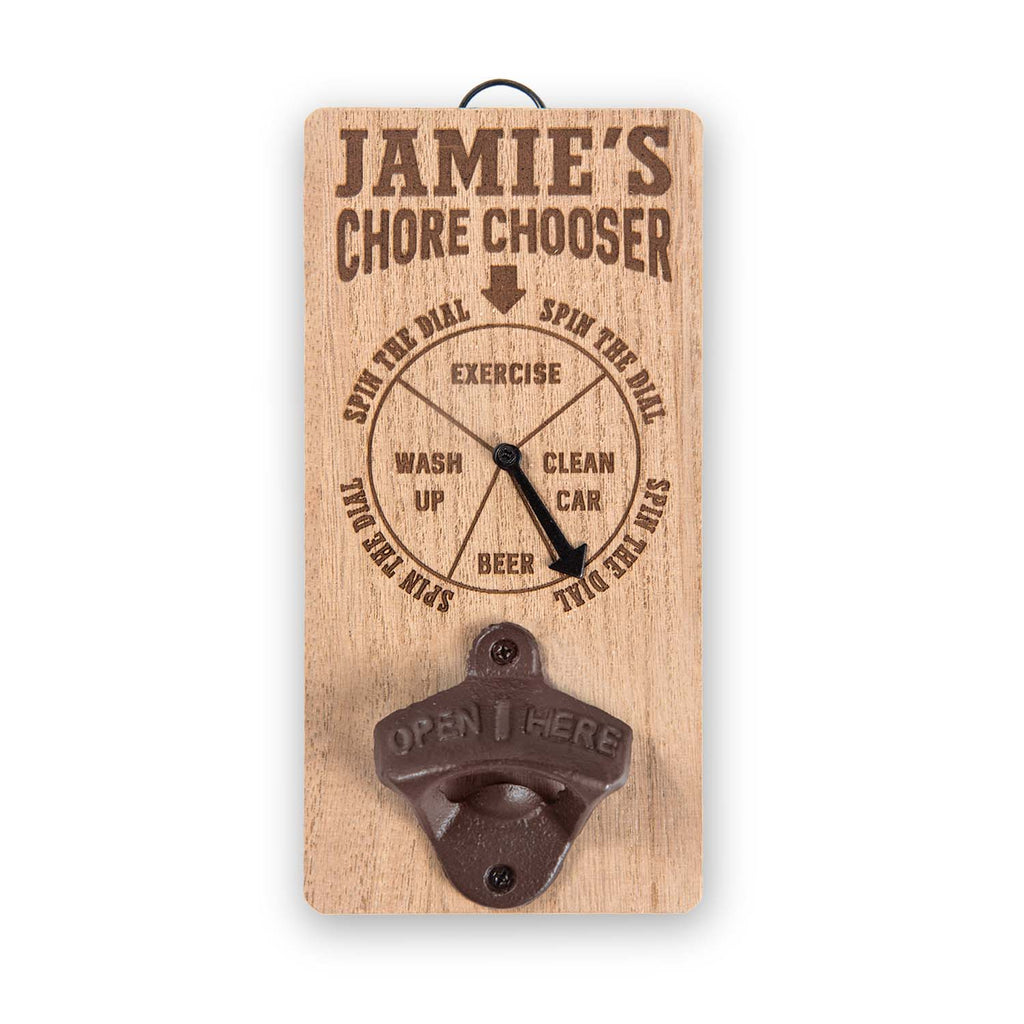 Chore Chooser Bottle Opener Jamie