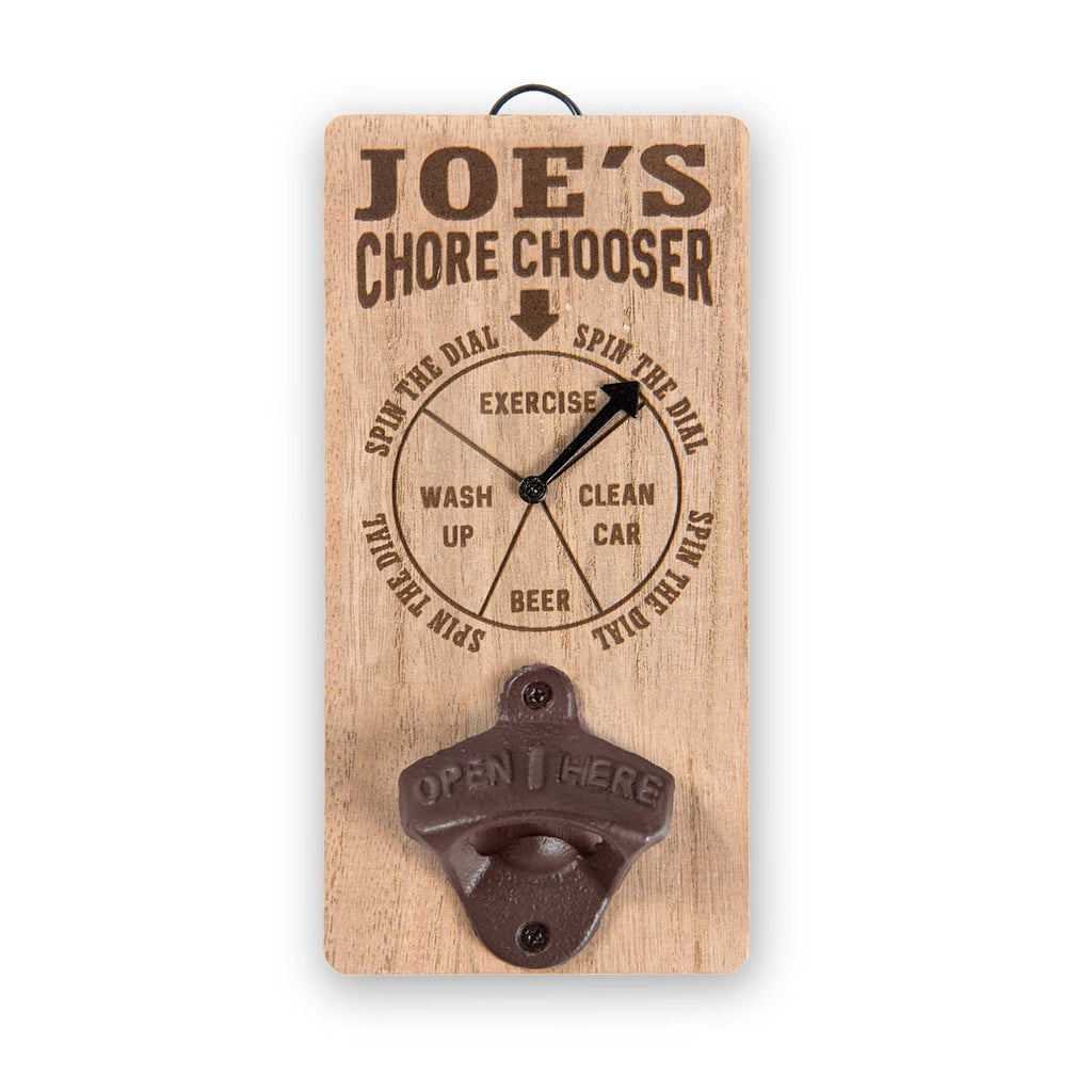 Chore Chooser Bottle Opener Joe