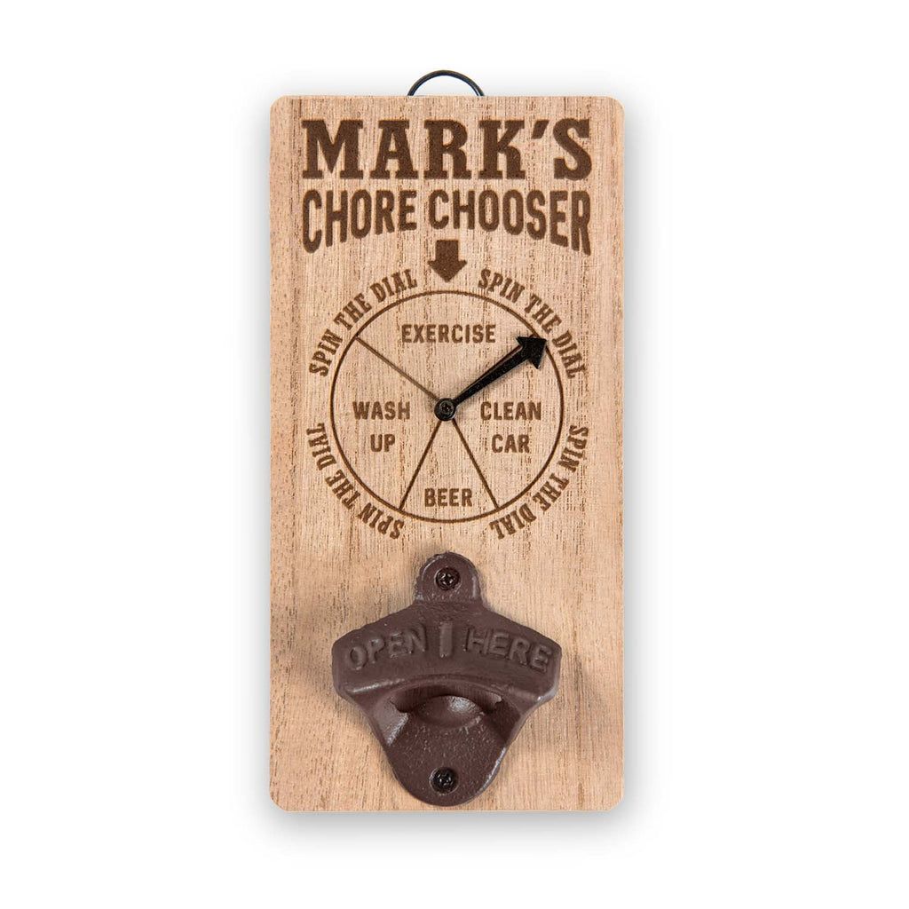 Chore Chooser Bottle Opener Mark