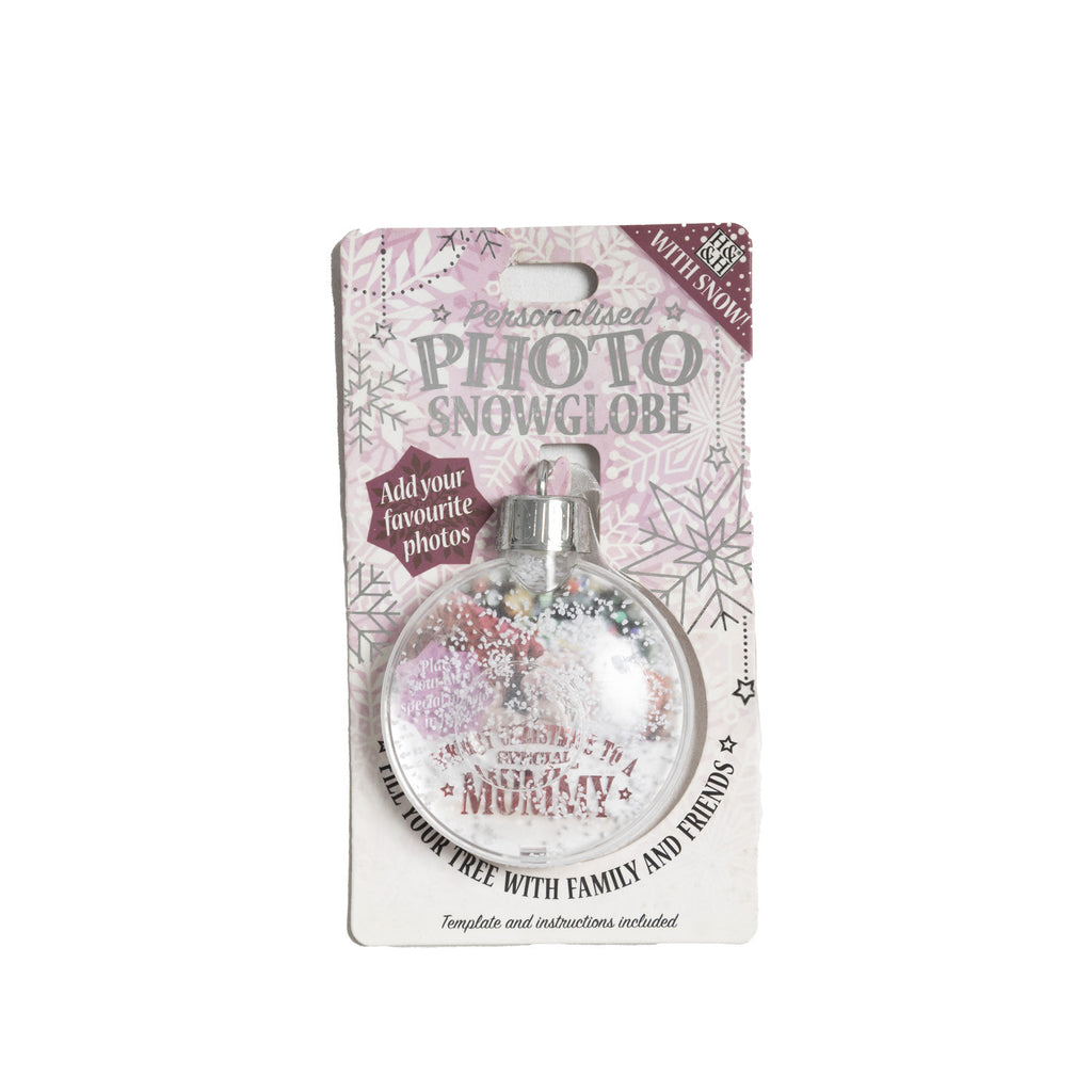 Peralised Photo Snowglobes Mummy