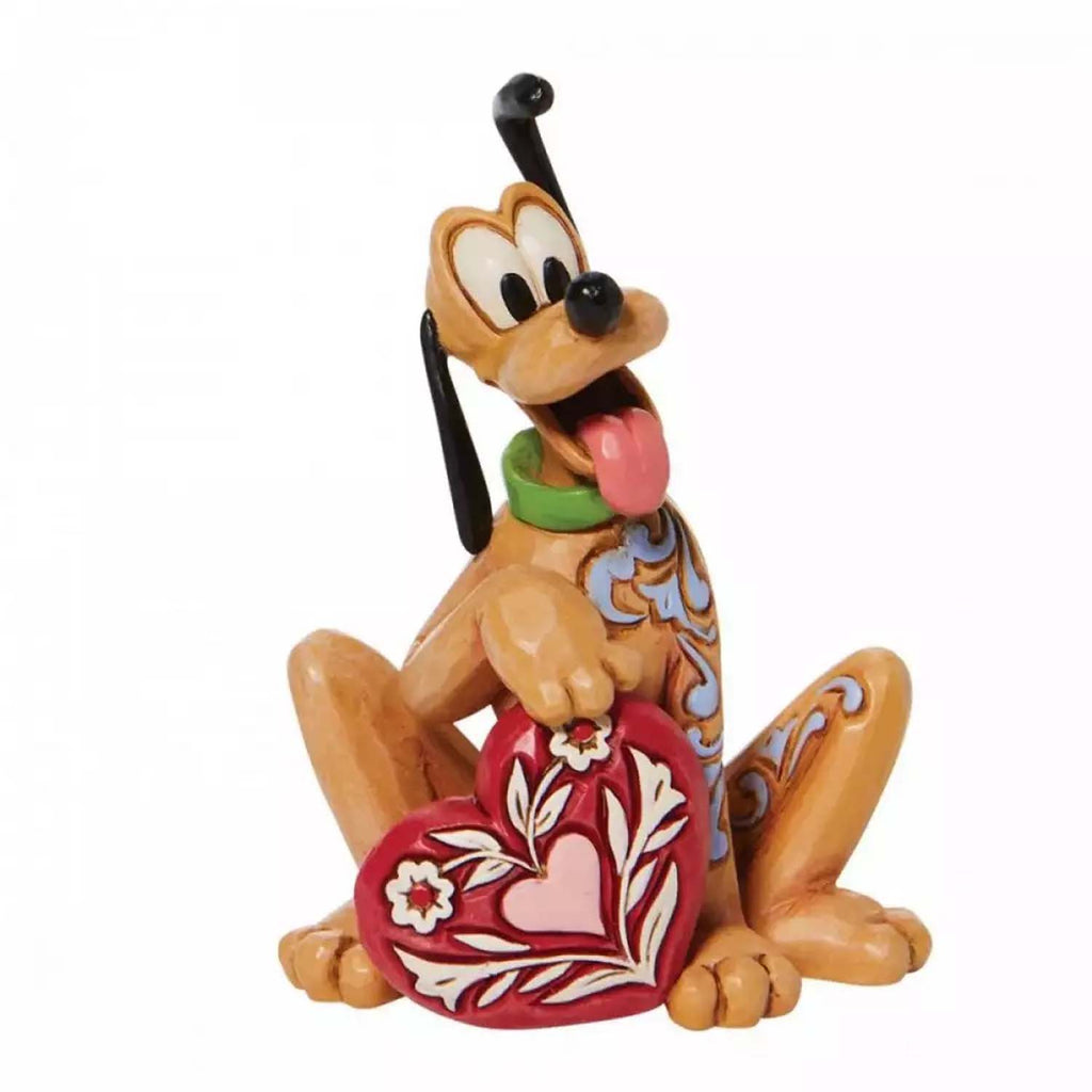 Pluto Heart Mini Figurine