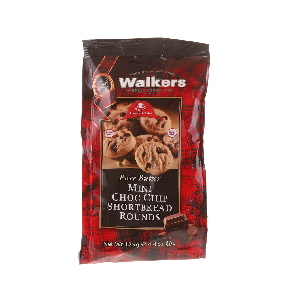 Mini Chop Chip Shortbread Rounds 125G