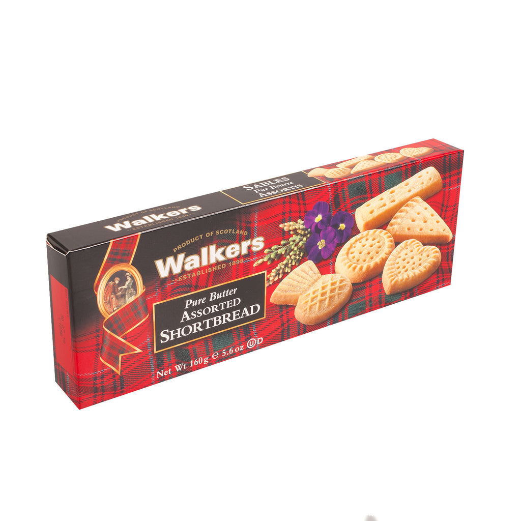 160G Carton - Walkers Assorted Shortbread Shapes