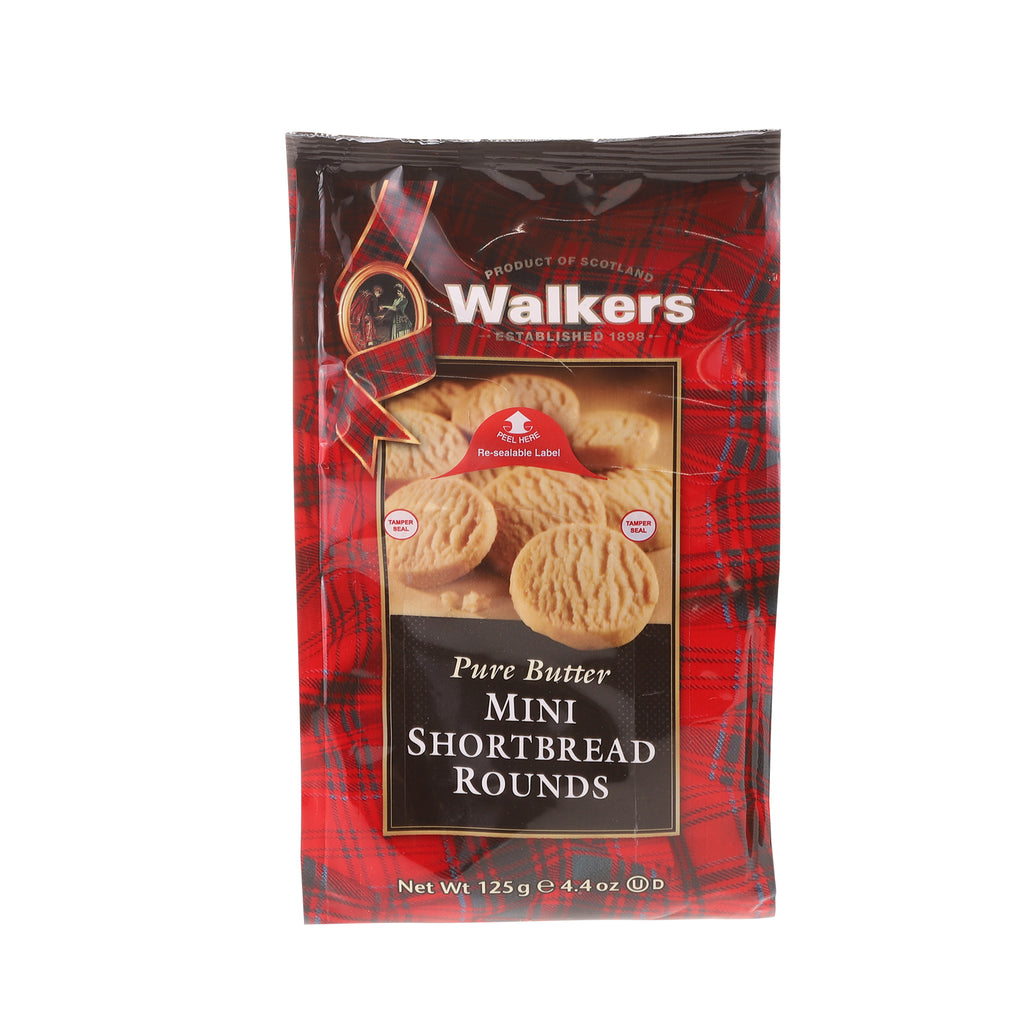 Mini Shortbread Rounds 125G