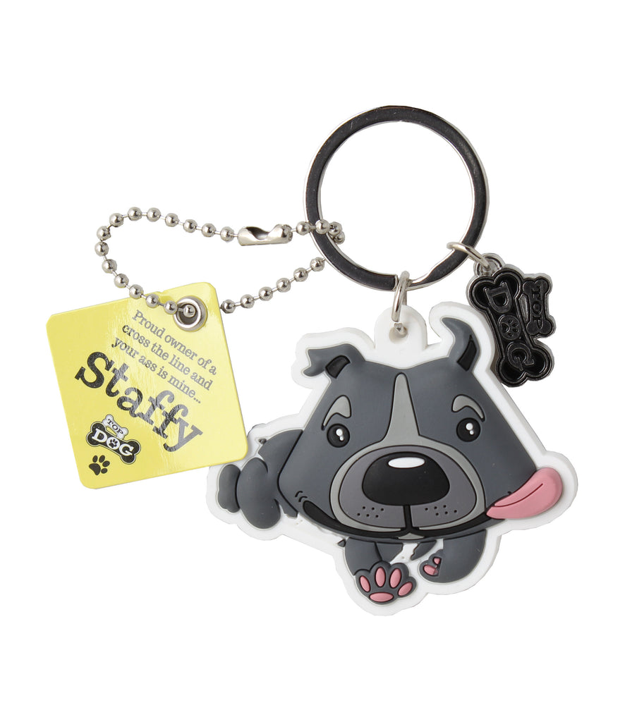 Top Dog/Cat Magnet Staffy (Black)