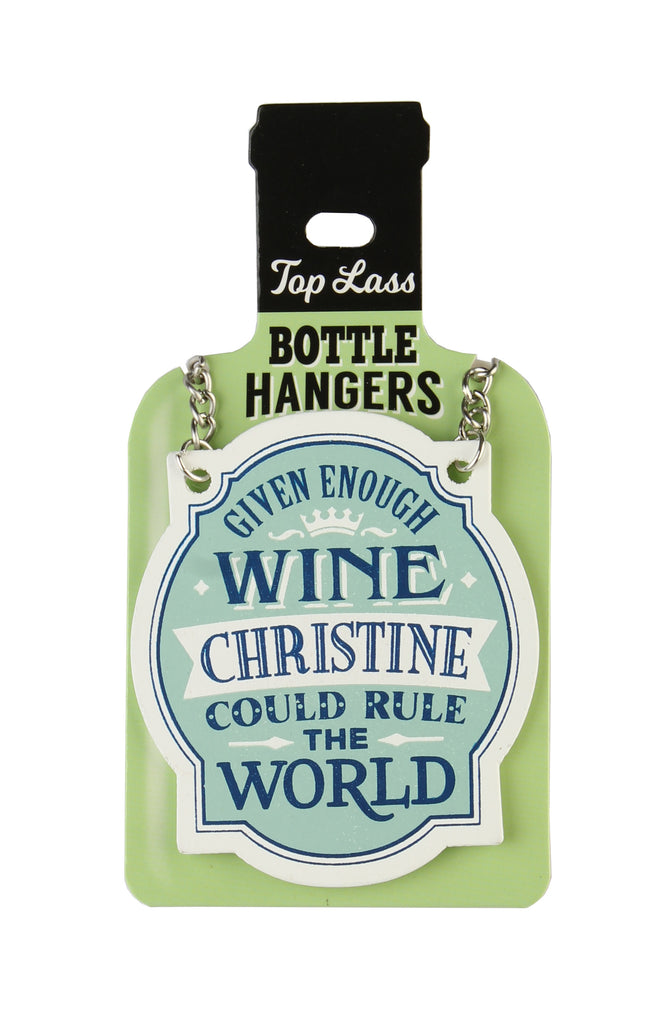 Top Lass Bottle Hangers Christine