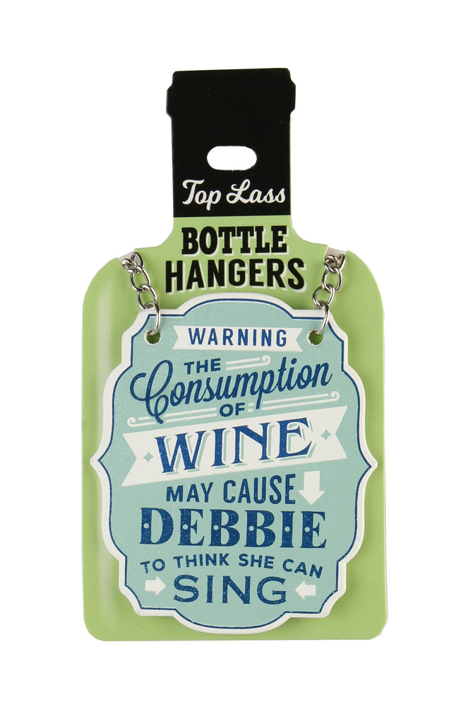 Top Lass Bottle Hangers Debbie