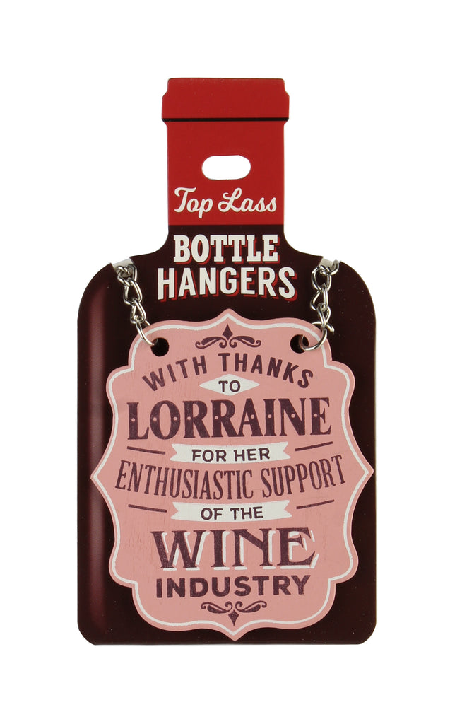 Top Lass Bottle Hangers Lorraine