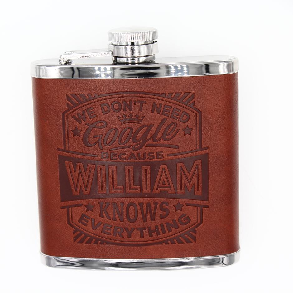 Top Bloke Hip Flask William
