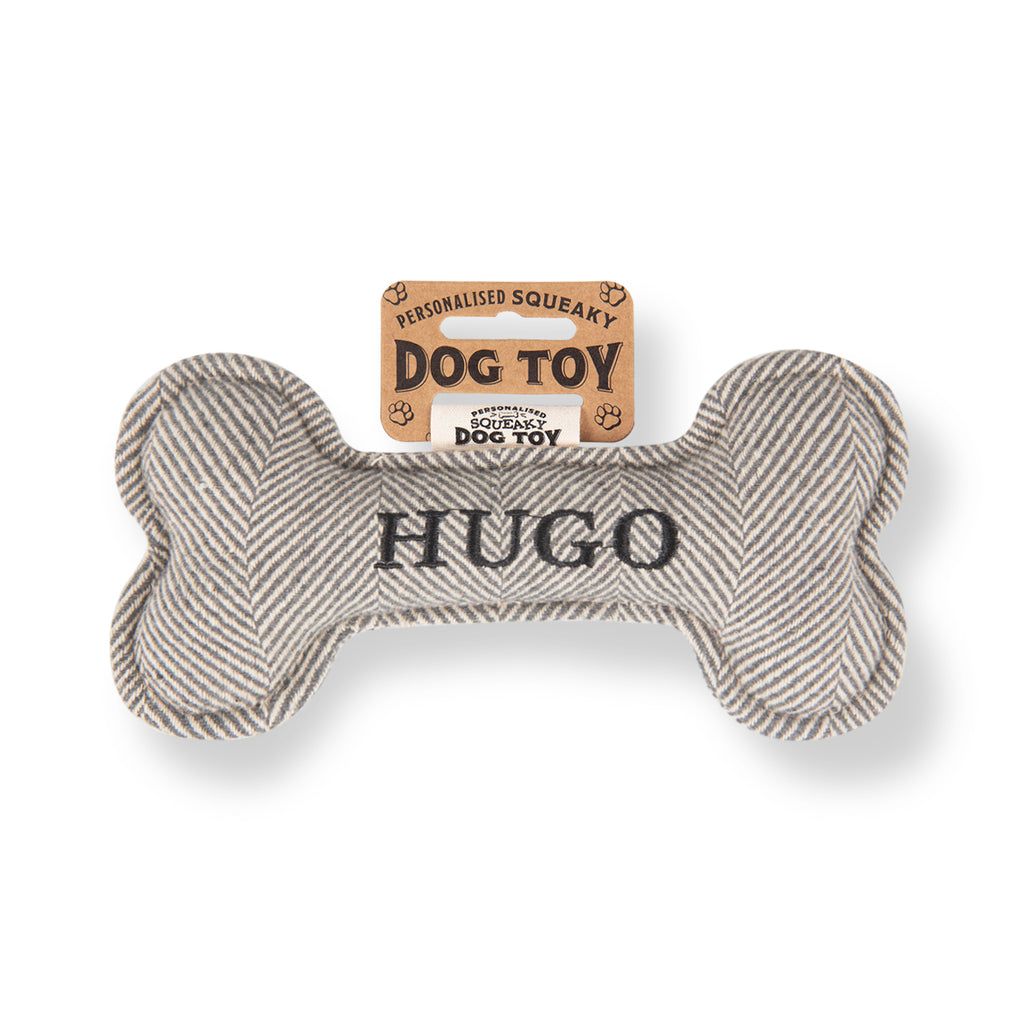 Squeaky Bone Dog Toy Hugo