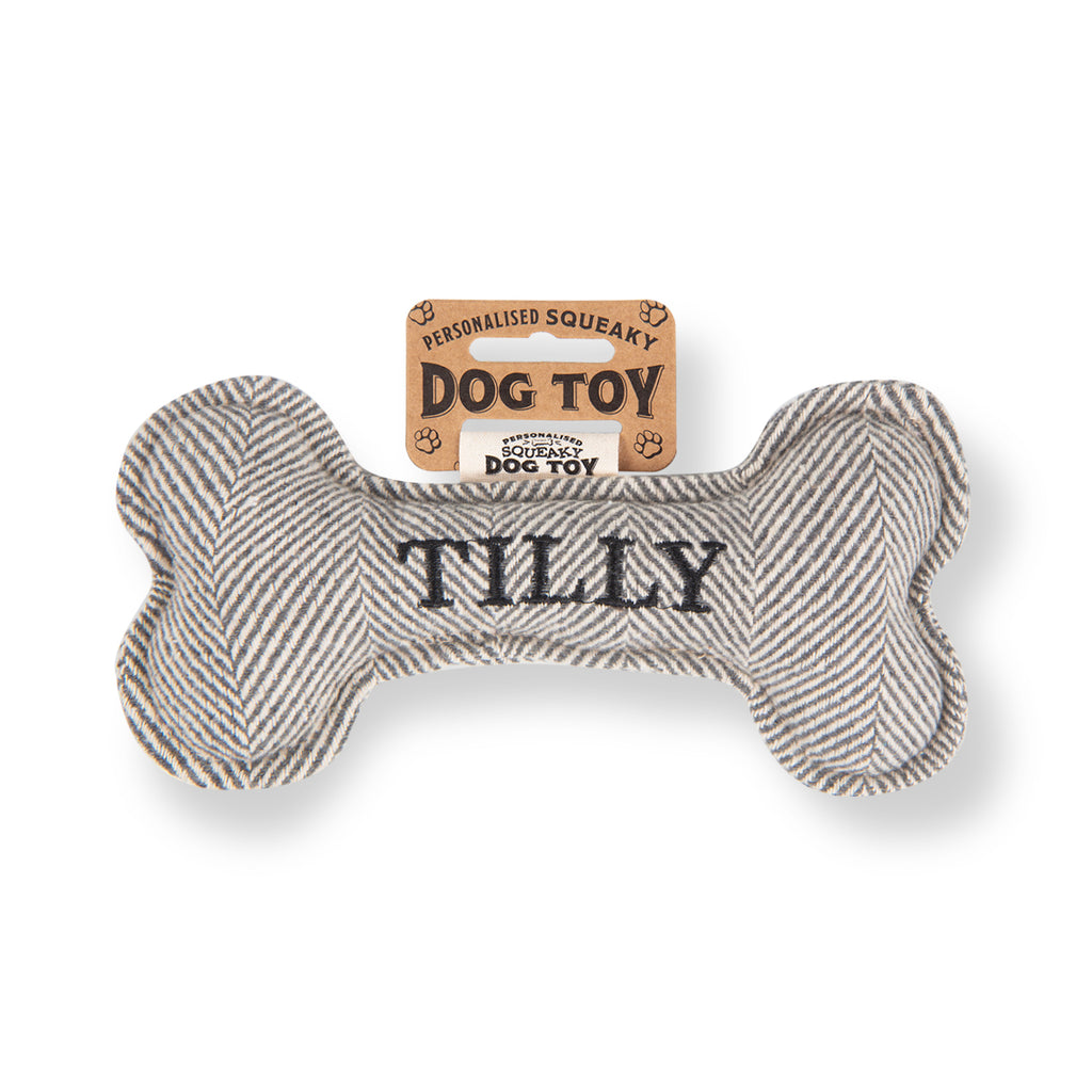 Squeaky Bone Dog Toy Tilly