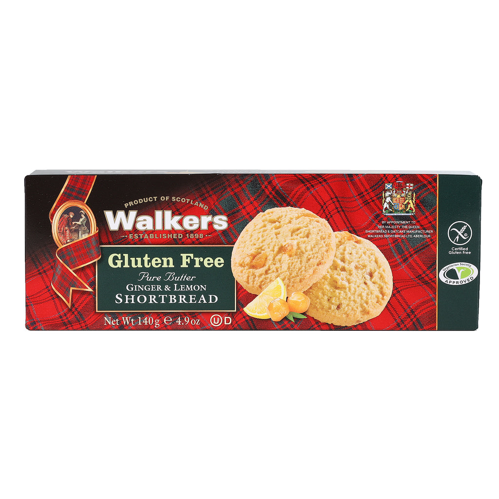 Gluten Free Ginger & Lemon Shortbread