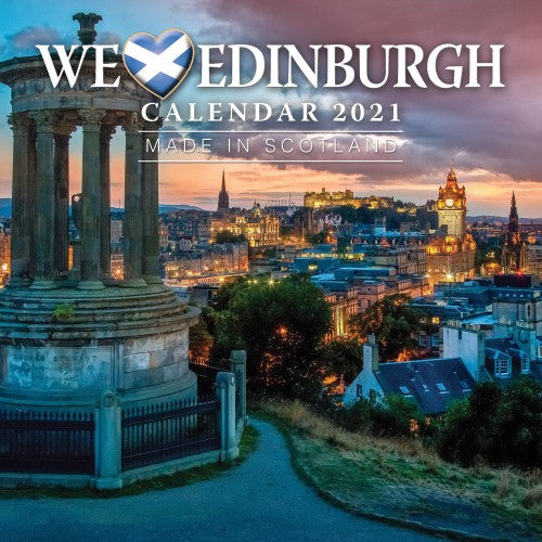 We Love Edinburgh Compact Calendar 2021