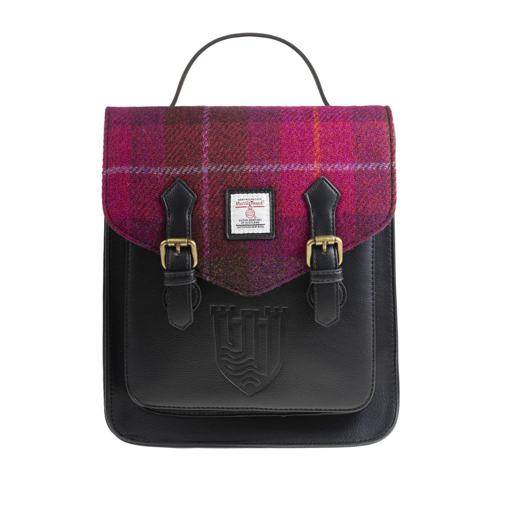 Calton Backpack Fuchsia Tartan