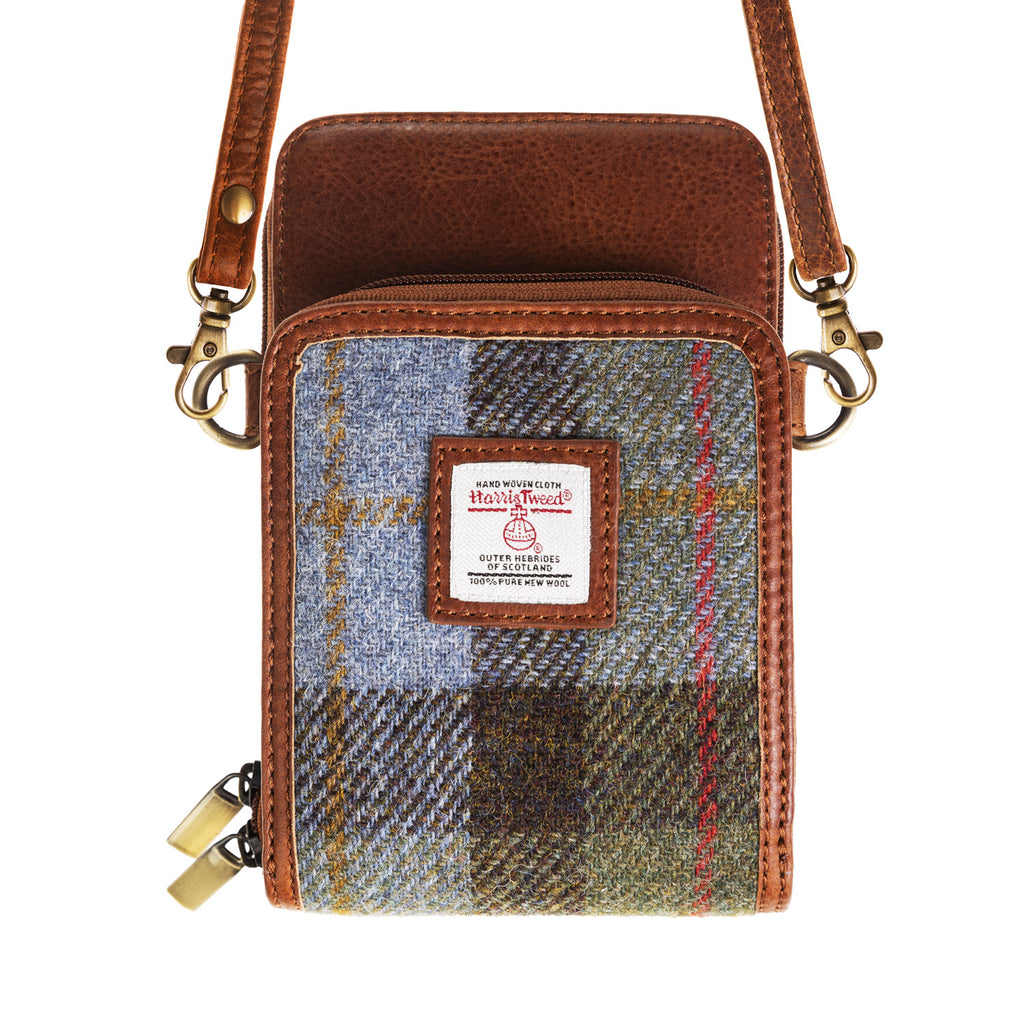 Ht Travel Cross Body Bag Lovat Check / Tan