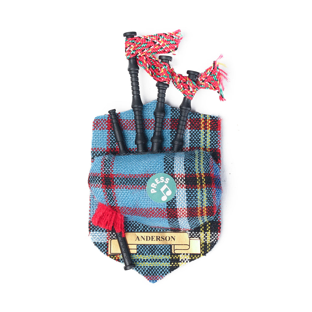 Clan Musical Bagpipe Magnet Scotland The Brave