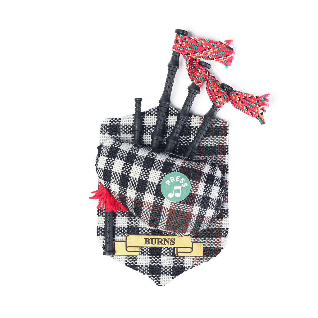 Clan Musical Bagpipe Magnet Burns