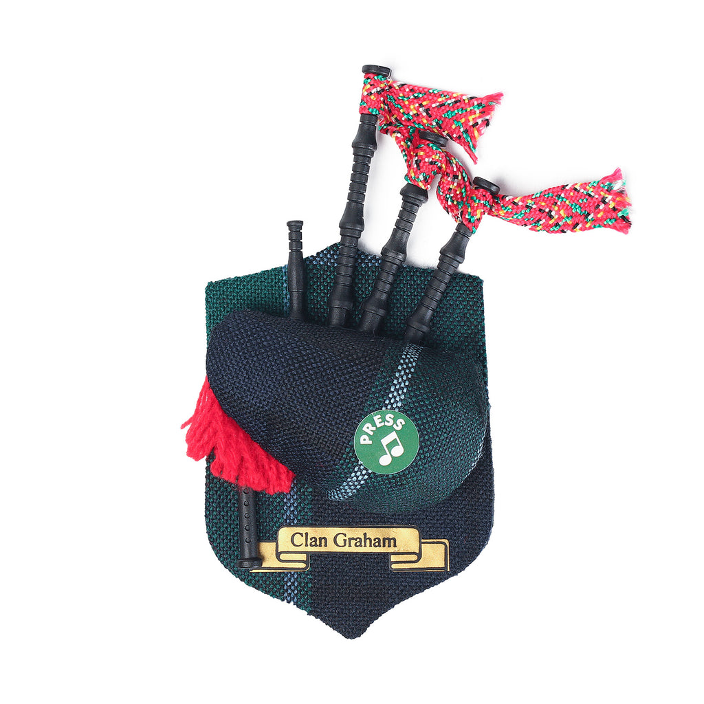 Clan Musical Bagpipe Magnet Graham