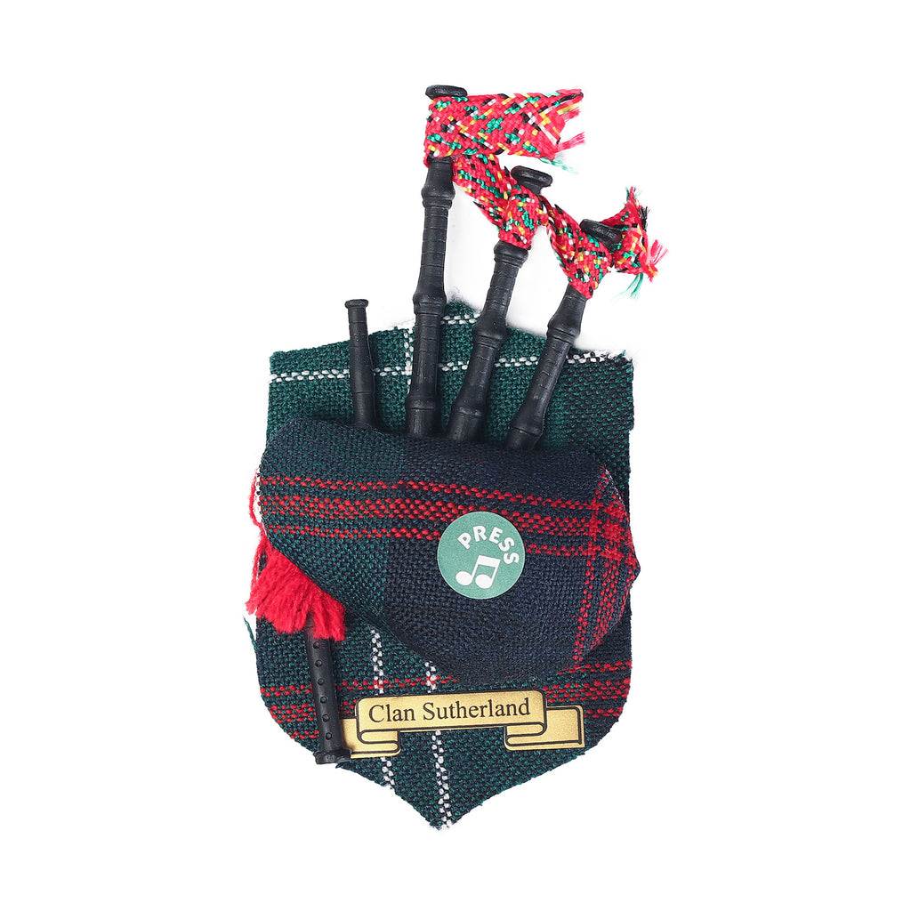 Clan Musical Bagpipe Magnet Sutherland