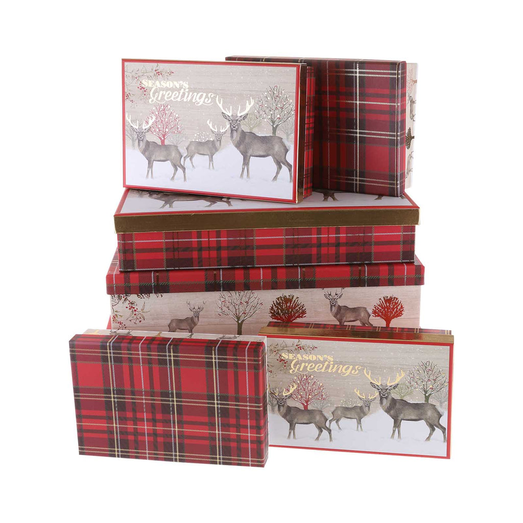 Individual Stag Gold Shirt Box
