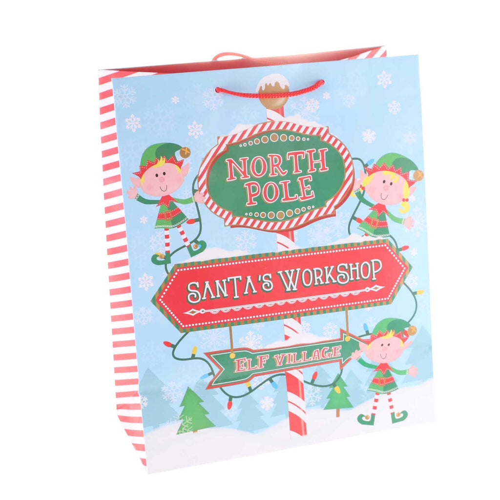 Elf Sign Lrg Bag