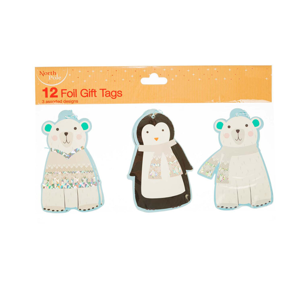 12 Giant Cute P/Bear Tags