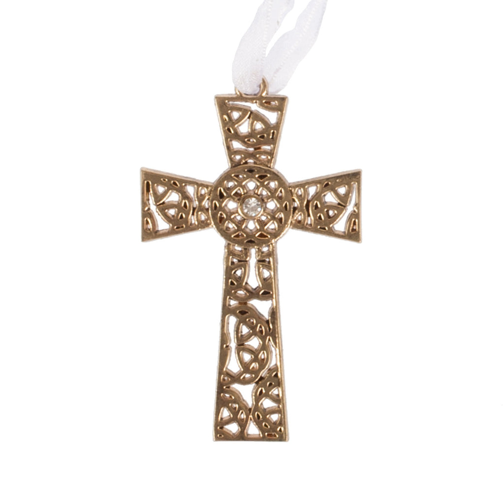 Celtic Cross Hanger With May The Saints Card