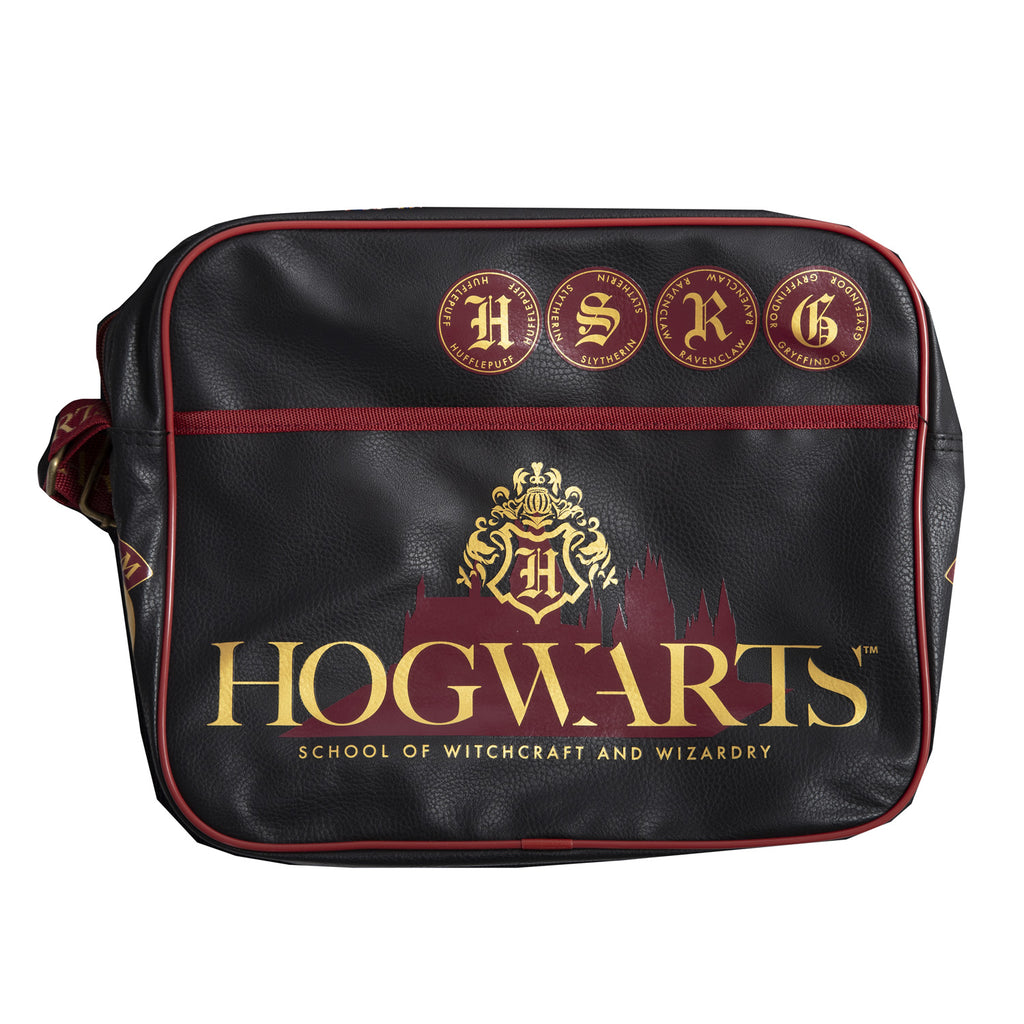Hp Black Hogwarts Prem. Messenger Bag
