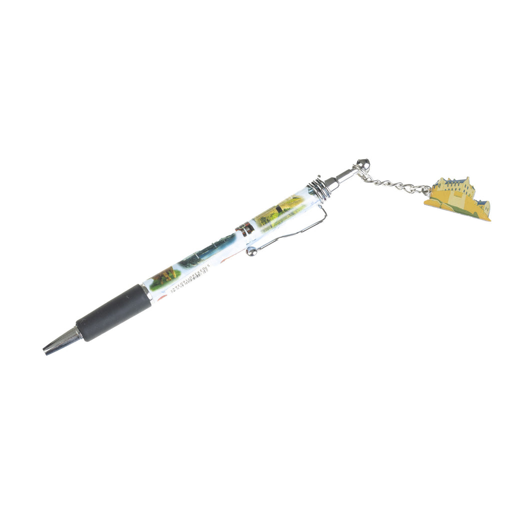 Spiral Pen With Pendant - Scotland Multi