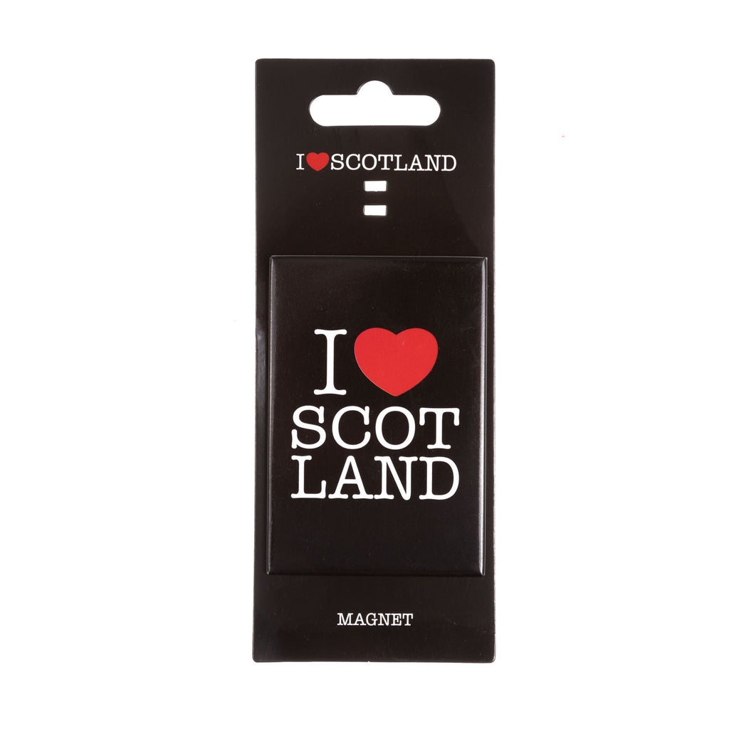 Tin Plate Magnet-  I Love Scotland