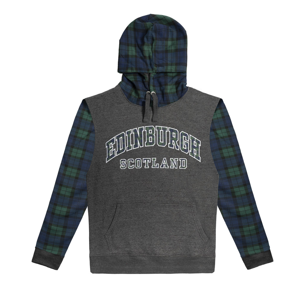 Adults Hoodie Edin/Scot B/Watch Sleeve