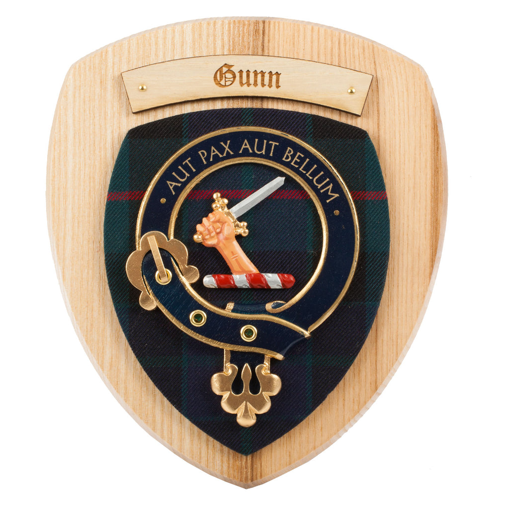 Clan Wall Plaque Gunn