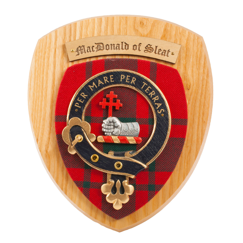 Clan Wall Plaque Macdonald Of Sleat