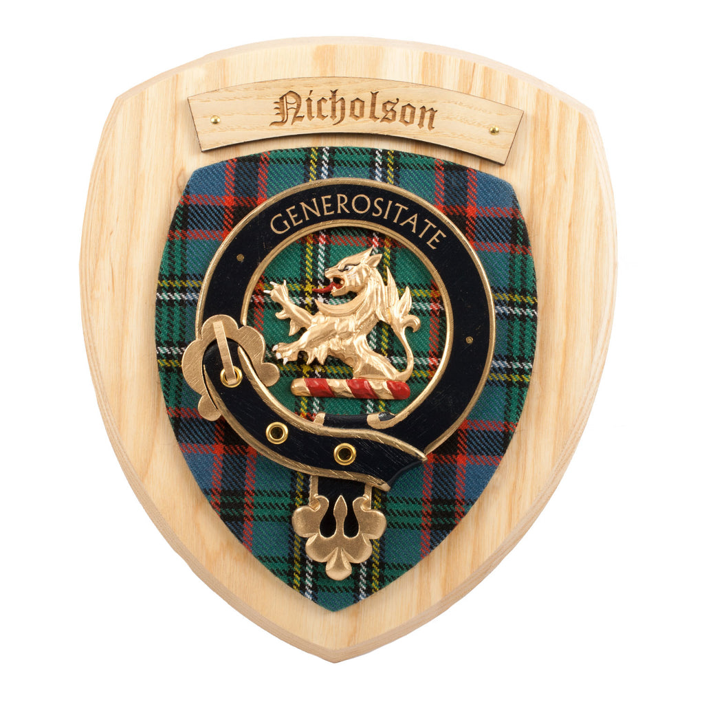 Clan Wall Plaque Nicholson