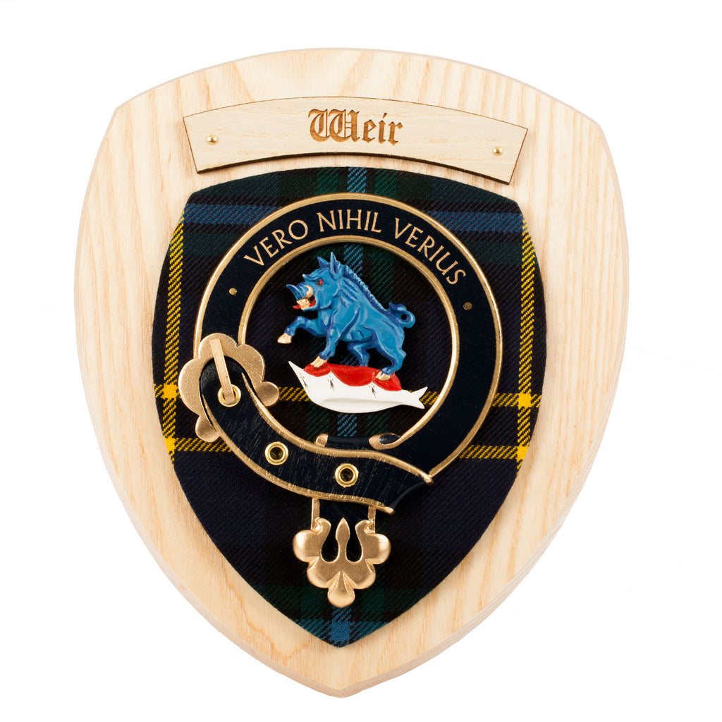 Clan Wall Plaque Weir