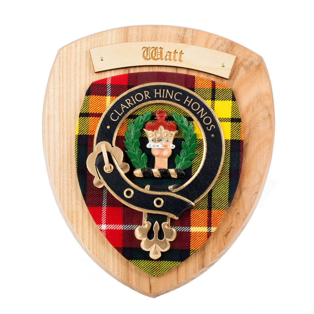 Clan Wall Plaque Watt