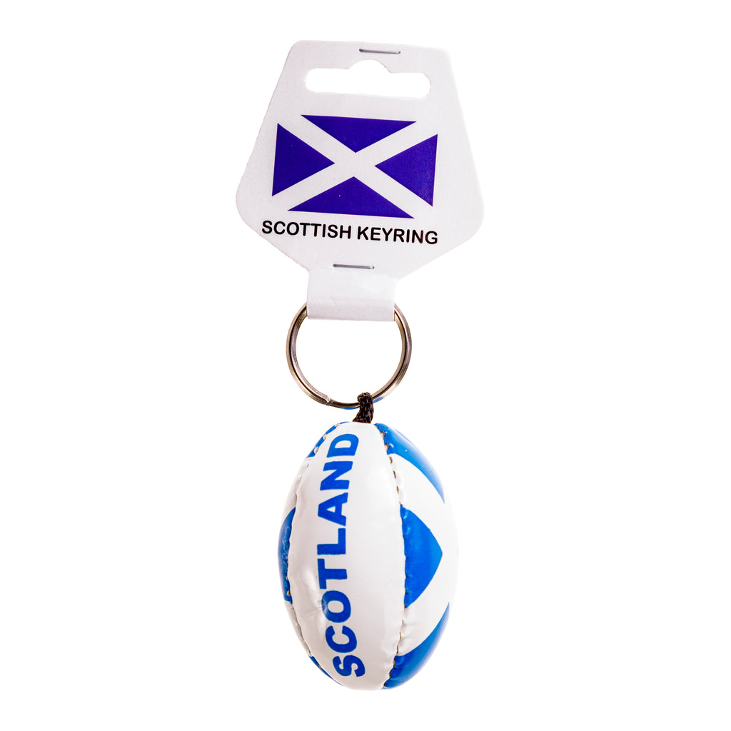 Rugby Ball Keyring (Carded)