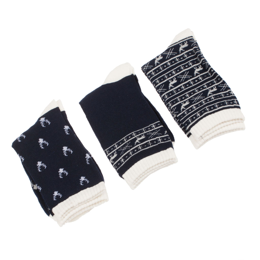 Gents 3 Pk Fairisle Sock