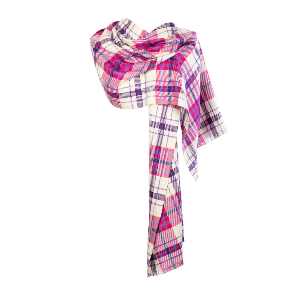 Cashmere/ Silk Herringbone Lightweight Stole Miss Scotland
