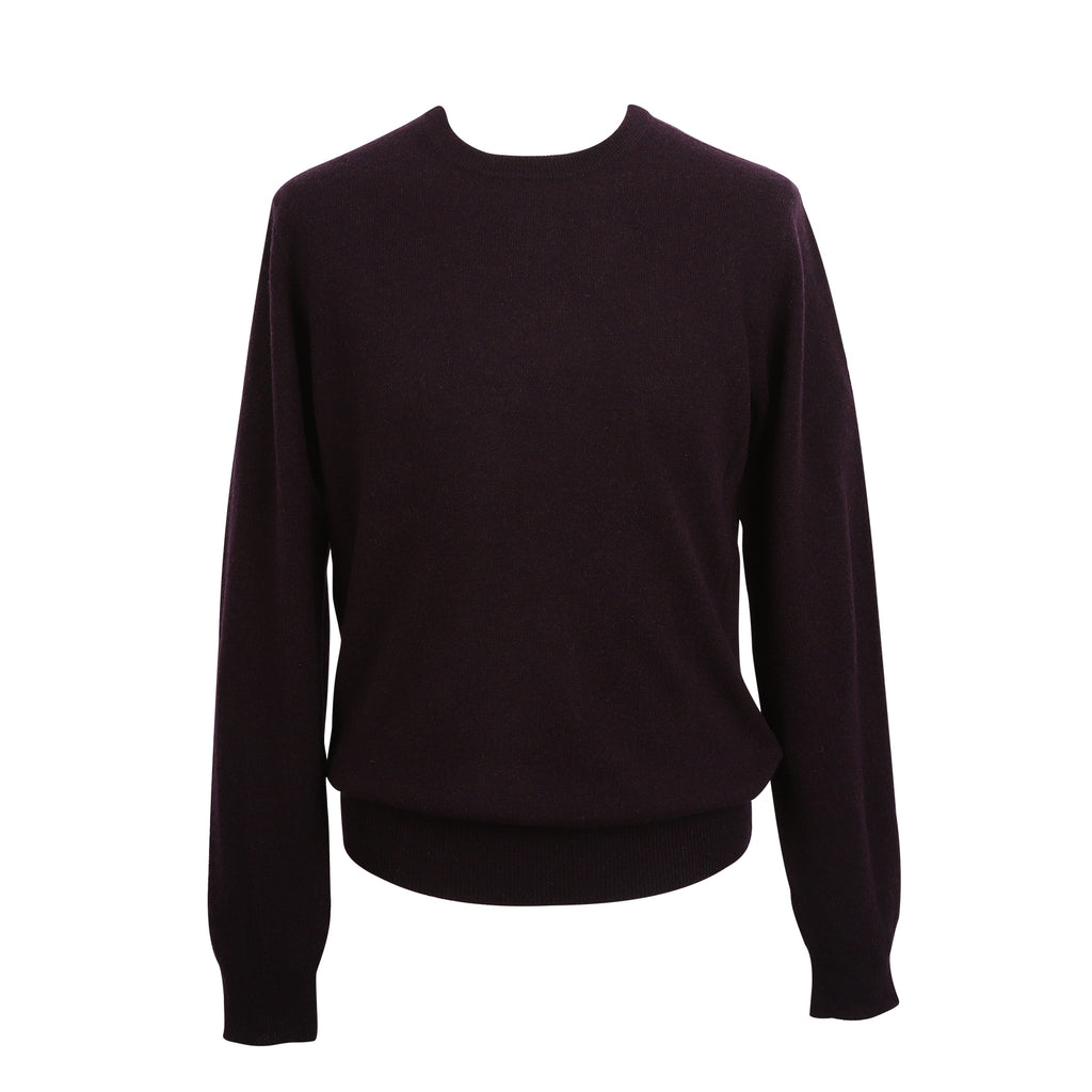 Men's Dunedin Cashmere 100% Cashmere Cr  Purple