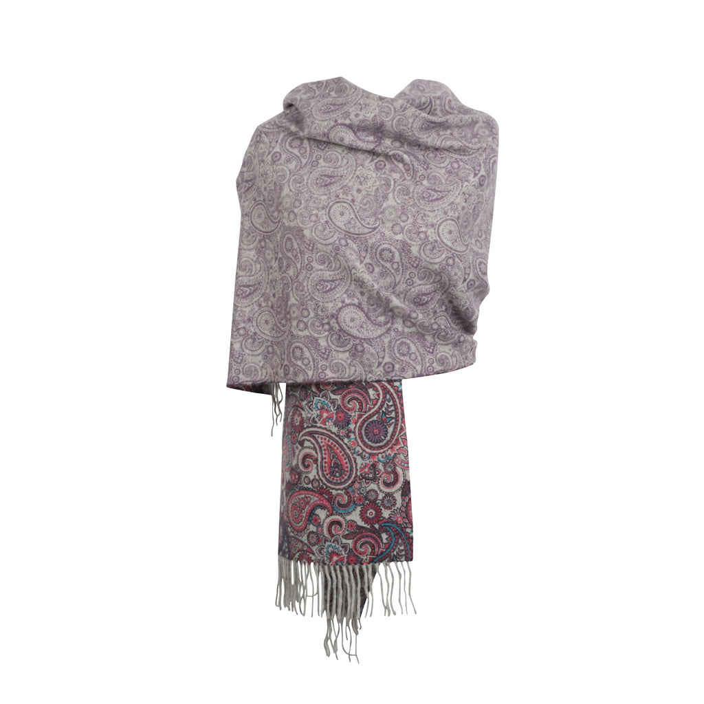 Women's Pretty Paisley Double Sided Cas  Pink