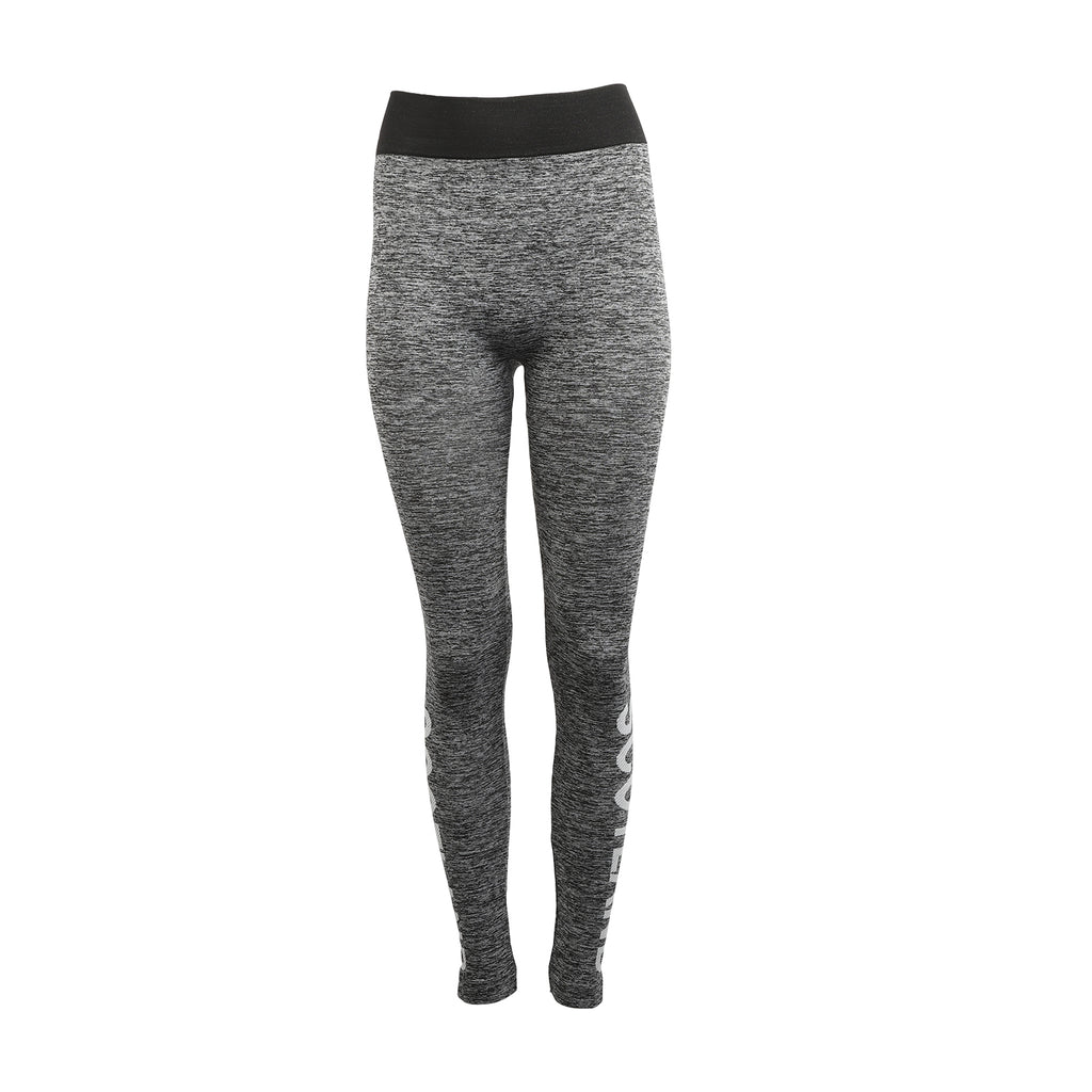 Ladies Scotland Gym Leggings Yoga Pants Bottoms Black/White