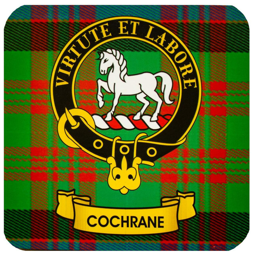 Kc Clan Square Cork Coaster Cochrane