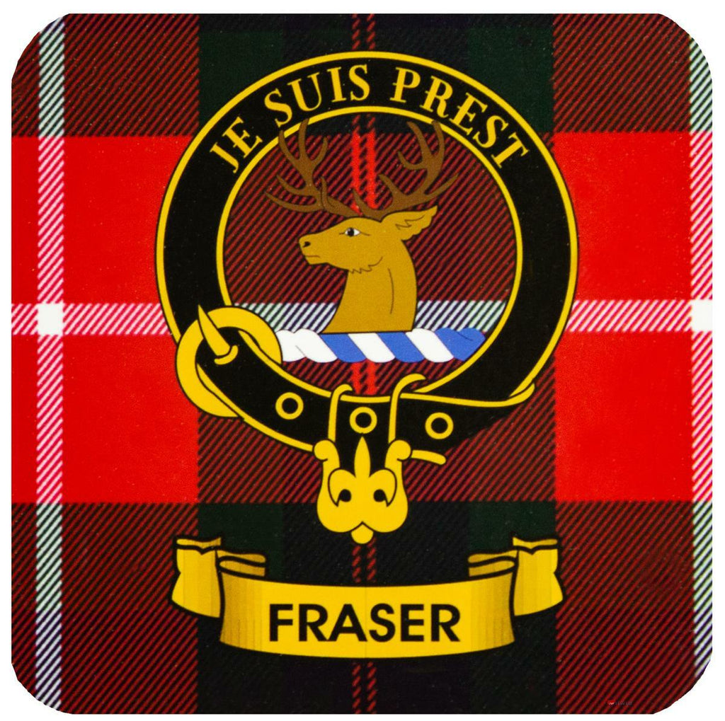 Kc Clan Square Cork Coaster Fraser