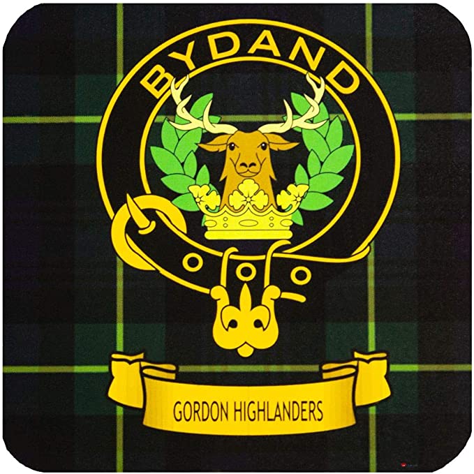 Kc Clan Square Cork Coaster Gordon Highlanders
