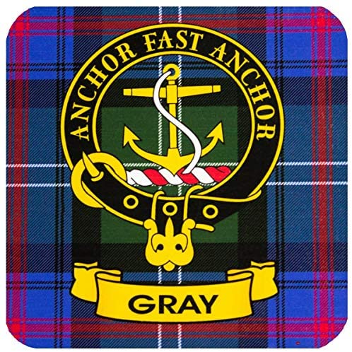 Kc Clan Square Cork Coaster Gray